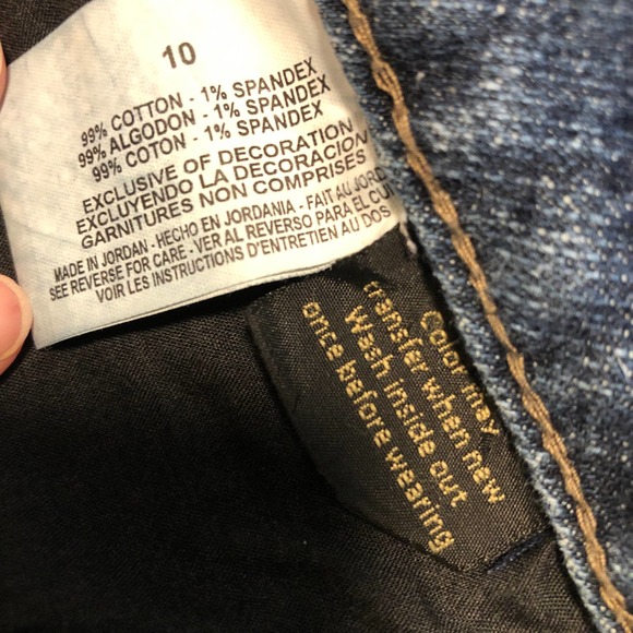 Nine West, Crop Denim Jeans, size 10, Stretch, Flap pocket - Picture 4 of 6